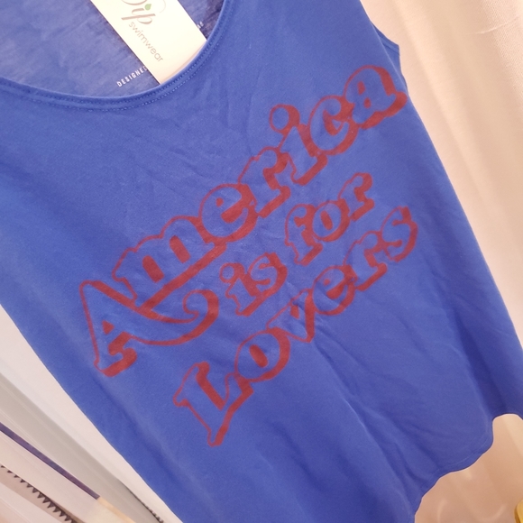 America Is For Lovers Tank - Picture 3 of 4